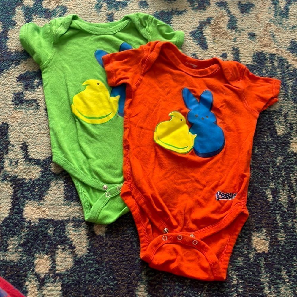 3 for $15 - 2 Peeps onesies